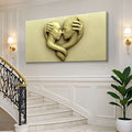 Eternal Love Figure Abstract Wall Art by Tailored Canvases