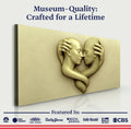 Eternal Love Figure Abstract Wall Art by Tailored Canvases