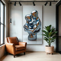 Eternal Love Figure Abstract Wall Art II by Tailored Canvases