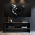 Eternal Love Figure Abstract Wall Art III by Tailored Canvases