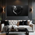 Eternal Love Figure Abstract Wall Art III by Tailored Canvases