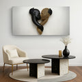 Eternal Love Figure Abstract Wall Art IV by Tailored Canvases