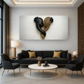 Eternal Love Figure Abstract Wall Art IV by Tailored Canvases