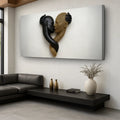 Eternal Love Figure Abstract Wall Art IV by Tailored Canvases
