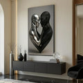 Eternal Love Figure Abstract Wall Art VIII by Tailored Canvases