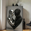 Eternal Love Figure Abstract Wall Art VIII by Tailored Canvases