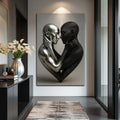 Eternal Love Figure Abstract Wall Art VIII by Tailored Canvases