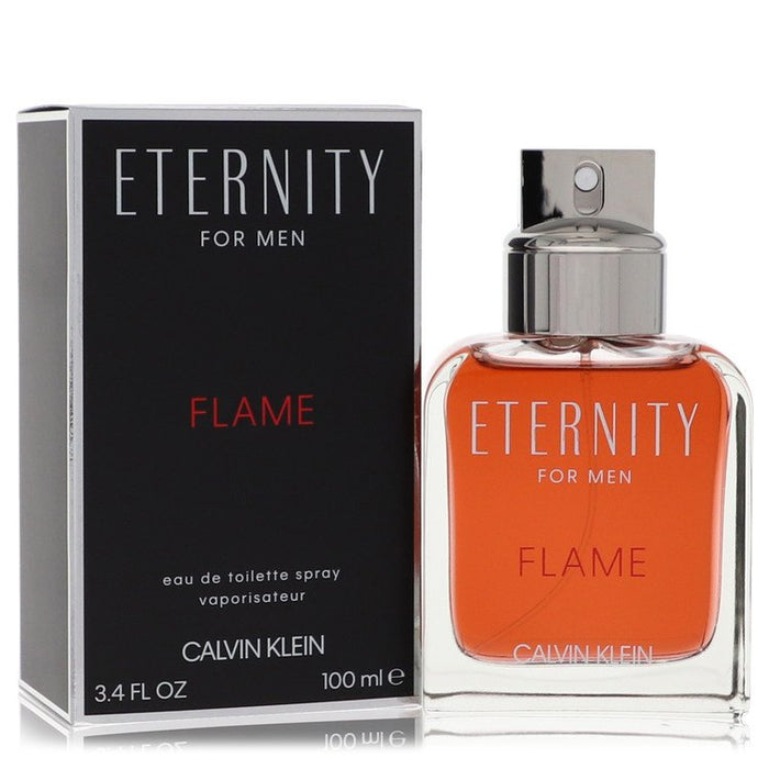 Eternity Flame by Calvin Klein Eau De Toilette Spray 3.4 oz for Men by Avera Group