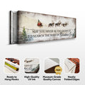 May You Never Be Too Grown Up To Search The Skies On Christmas Eve Sign by Tailored Canvases