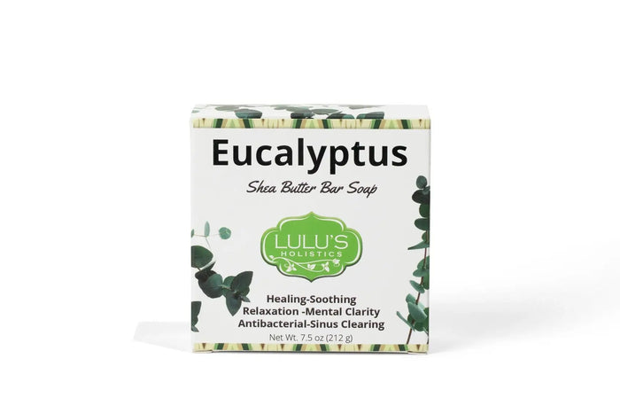 Eucalyptus Shea Butter Bar Soap – Clarifying Cleanse by Lulu’s Holistics