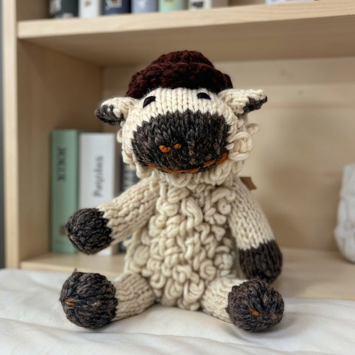 Wool Knit Buddy | Sawyer the Sheep by Finn + Emma