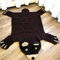 Organic Wool Play Mat + Nursery Rug | Brown Bear by Finn + Emma
