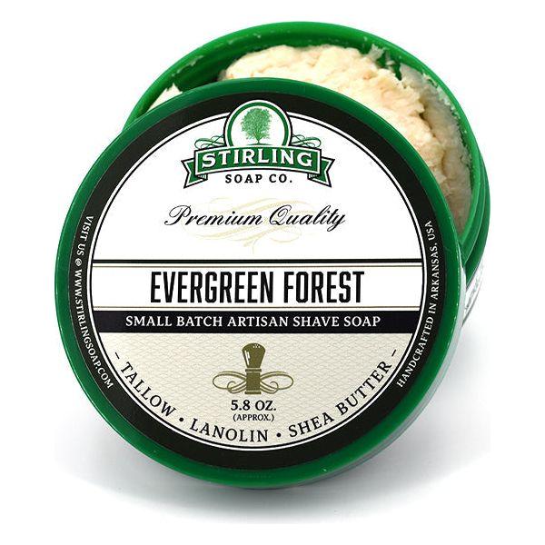 Stirling Soap Co. Evergreen Forest Shaving Collection by Pasteur Pharmacy
