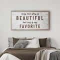 Every Love Story Is Beautiful Sign by Tailored Canvases