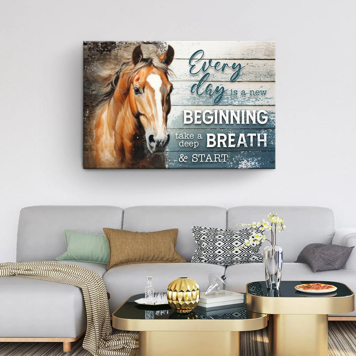 Everyday Is A New Beginning Faith Sign II by Tailored Canvases
