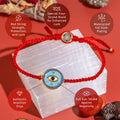 Evil Eye Guardian - Four-Strand Red String Bracelet by Conscious Items
