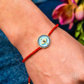 Evil Eye Guardian - Four-Strand Red String Bracelet by Conscious Items