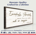 Exceedingly, Abundantly More Than We Could Ask Or Imagine Faith Sign IV by Tailored Canvases