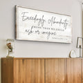 Exceedingly, Abundantly More Than We Could Ask Or Imagine Faith Sign III by Tailored Canvases
