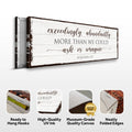 Exceedingly, Abundantly More Than We Could Ask Or Imagine Faith Sign by Tailored Canvases