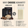 Exfoliating Black Soap Bar by AshantiNaturals