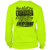 Exhausted - Long Sleeve Hi-Vis T-Shirt
