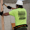 Exhausted - Safety Yellow T-Shirt by Armed American Supply