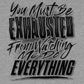 Exhausted - Safety Yellow T-Shirt by Armed American Supply