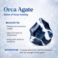 Exotic Orca Agate Bracelet of Deep Healing by Conscious Items
