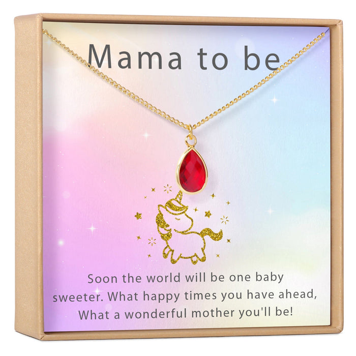 Expecting Mom Gift Necklace by Dear Ava
