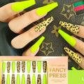 Extra Long Coffin Press on Nails by Duma Mbili LLC