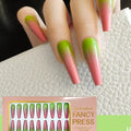 Extra Long Full Cover Coffin Press on Nails by Duma Mbili LLC