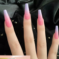 Extra Long Full Cover Coffin Press on Nails by Duma Mbili LLC