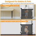 Extra Wide Child Safety Gate Retractable Door by DailySale