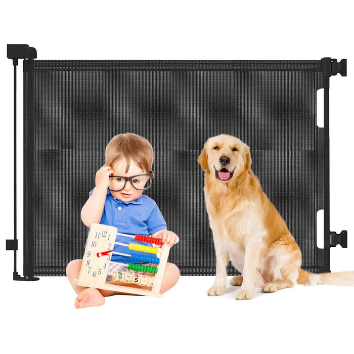 Extra Wide Child Safety Gate Retractable Door by DailySale
