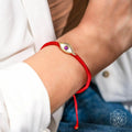 Eye of Spiritual Protection - Four-Strand Red String Bracelet by Conscious Items