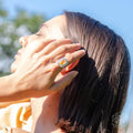 Eye of The Sun - Silver Aura Ring of Attraction by Conscious Items