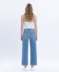 Willa Tummy Control High Rise Crop Wide Jean by Boutique 23
