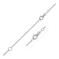 Extendable Cable Chain in 14k White Gold (1.5mm) by Bids.com