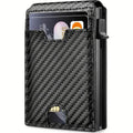 Minimalist Carbon Fiber Wallet for Men – Slim Bifold with Money Clip & RFID Protection by DailySale