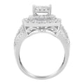 14KT White Gold Diamond Cocktail Ring (1 1/2 cttw, H-I Color, SI2-I1 Clarity) by Bids.com