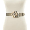 Inc International Concepts Two-Tone Double-Circle Buckle Belt, Size XL by Vanessa Jane
