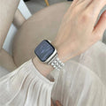 Apple Watch Band with Pearls Series 11/10/9/8/7/6/5/4/ SE / Ultra 1/2/3 by Arleathercraft