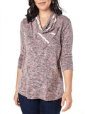 Style & Co Petite Cowl-Neck Top, Size PXL by Vanessa Jane