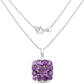 8.20 Carat Genuine Amethyst .925 Sterling Silver Pendant by Bids.com