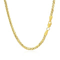 2.7mm 14k Yellow Gold Lite Diamond Cut Round Franco Chain by Bids.com