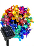 Lightsmax Outdoor 22 Ft. Solar Flower Mini Bulb 50 Led String Light Multi-Color by Vanessa Jane