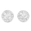 14K White Gold 1/3 cttw Round Cut Diamond Earrings (H-I, SI2-I1) by Bids.com