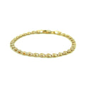 2.9mm 14k Yellow Gold Heart Anklet by Bids.com