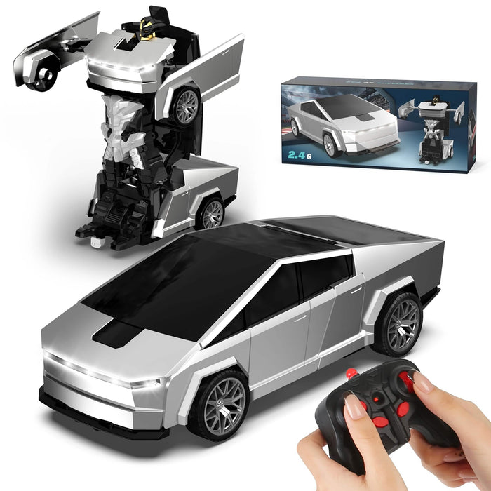 2.4GHz Remote Control Off-Road Car – Robot Transforming, LED Lights by DailySale